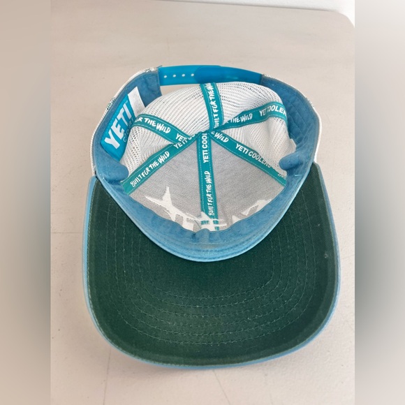 Yeti Tarpon Trucker Hat Snap Back Mesh Unisex Adjustable - Picture 4 of 5